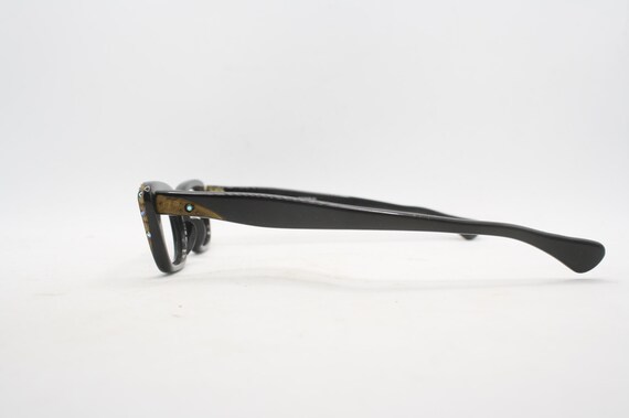 Vintage Black Cat Eye Glasses vintage design on f… - image 4