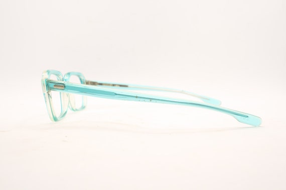 Vintage Blue Fade Cat Eye Glasses vintage Marine … - image 3