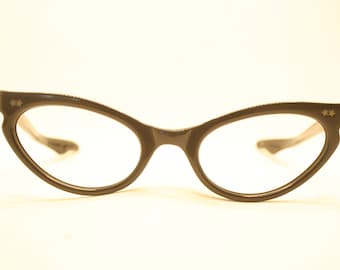 Cateye Glasses Black Rodenstock Vintage Eyewear Frames