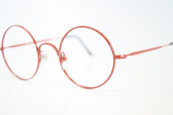 Retro Eyeglasses Unused Red Frames Eyeglass Frame… - image 4