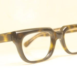 Unused Tortoise Vintage Eyeglasses Men Retro Glasses Frames Horn Rimmed Glasses