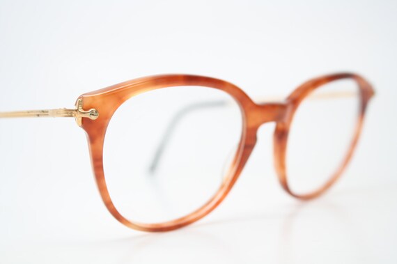 Unique Vintage Gold Glasses Tortoise Square Shape… - image 3