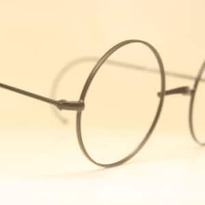 Unused Black Round Glasses Frames lennon Retro Eyeglasses