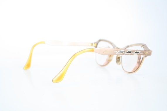 Cat Eye Eyeglasses Vintage Eyewear Retro Glasses … - image 4