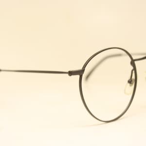 Retro Glasses Vintage  P3 Black Eyeglasses 1980s 1990s style