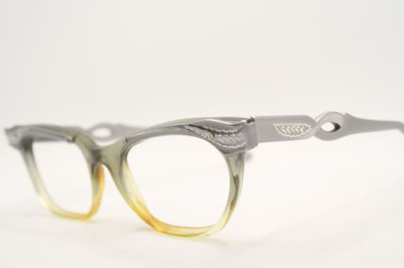 Combination Fade Catseye Glasses vintage Eyewear … - image 1