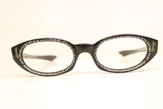 Unused Cat Eye Eyeglasses Vintage Eyewear Retro G… - image 3