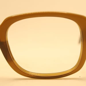 Lunettes rétro brunes vintage Montures de lunettes 1960&#39;s Horn Rimmed