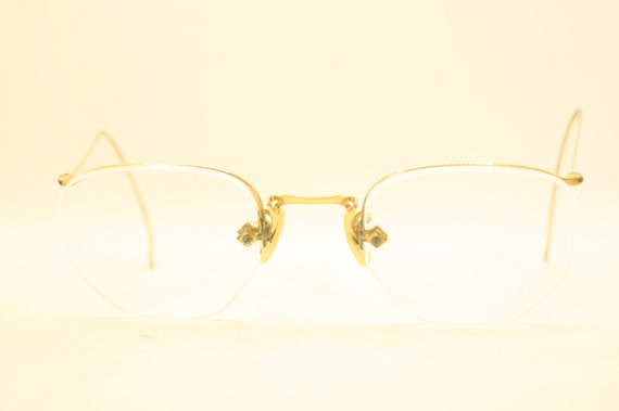 Vintage Semi-Rimless Eyeglass Frames American Optical… - Gem