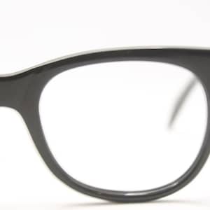 Vintage Black Horn Rimmed Glasses Frames