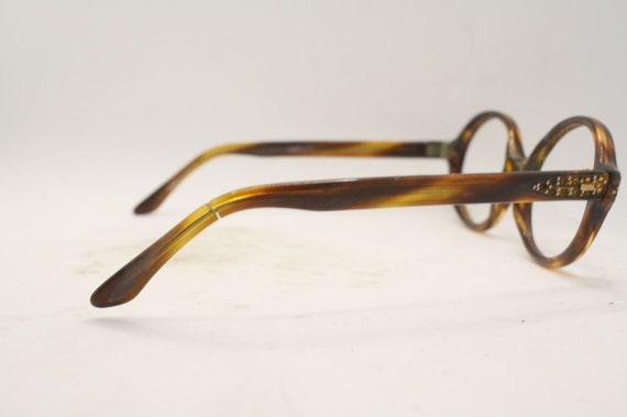 Vintage Tortoise Oval Eye glasses Eyeglasses Fram… - image 5