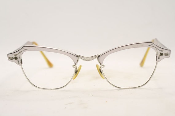 Cat Eye Glasses Vintage vintage Eyewear Retro Gla… - image 2