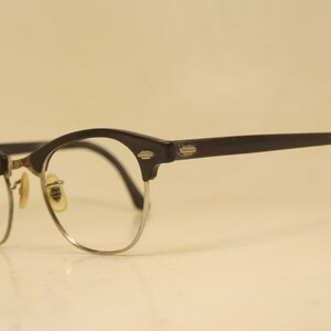 Vintage Cat Eye Glasses  Gray Silver Artcraft 1960s vintage frames