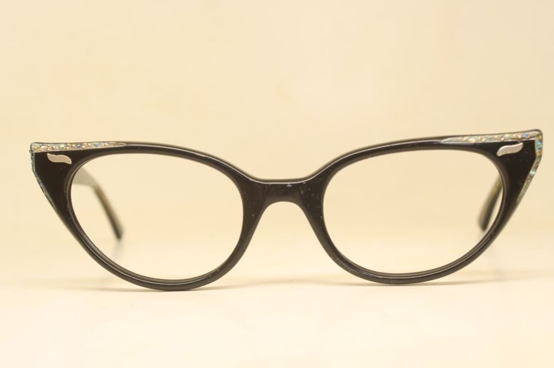 Lunette De Vue Forme Chat Lunettes de chat vintage Lunettes Lunettes Cat Eye Frames | Etsy