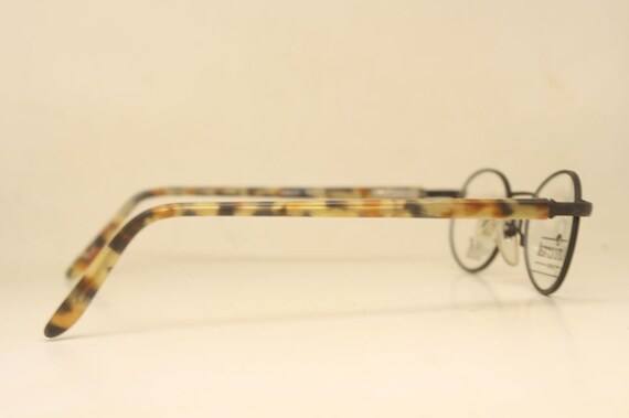 Vintage Eyeglass Frames Black Tortoise Continenta… - image 5