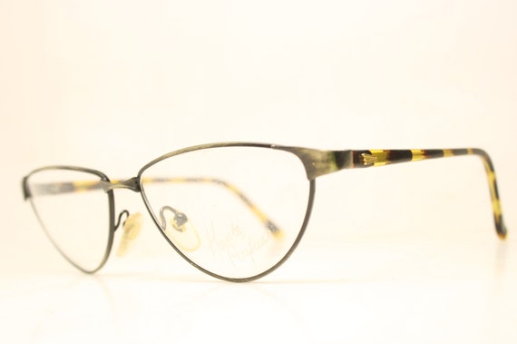Unused Tortoise Bronze Cat Eye Shape Vintage Eyeg… - image 4