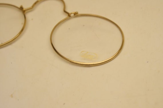 Authentic Gold Oval Lunor Pince Nez Nuremberg Sty… - image 4