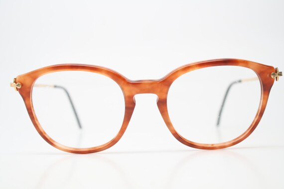 Unique Vintage Gold Glasses Tortoise Square Shape… - image 2