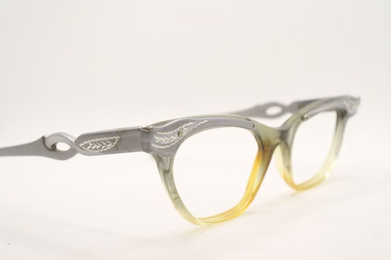 Combination Fade Catseye Glasses vintage Eyewear … - image 3