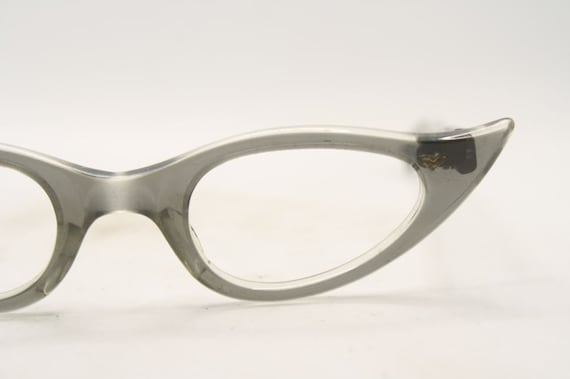 Small Cat Eye Glasses Vintage Eyewear Retro Glass… - image 2