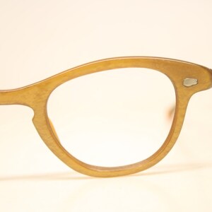 Orange Unused Cat Eye Eyeglasses Vintage Eyewear Retro Glasses Cat Eye Frames