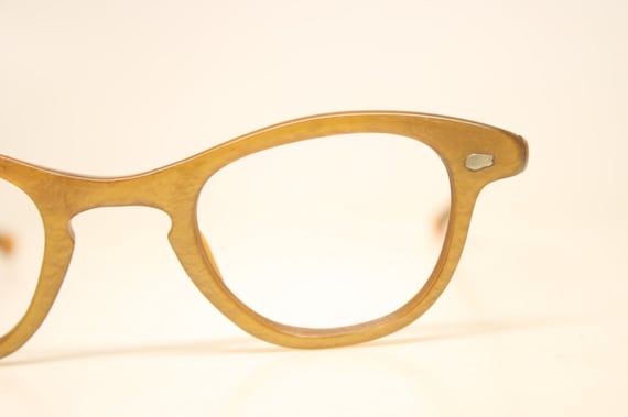 Orange Unused Cat Eye Eyeglasses Vintage Eyewear … - image 1