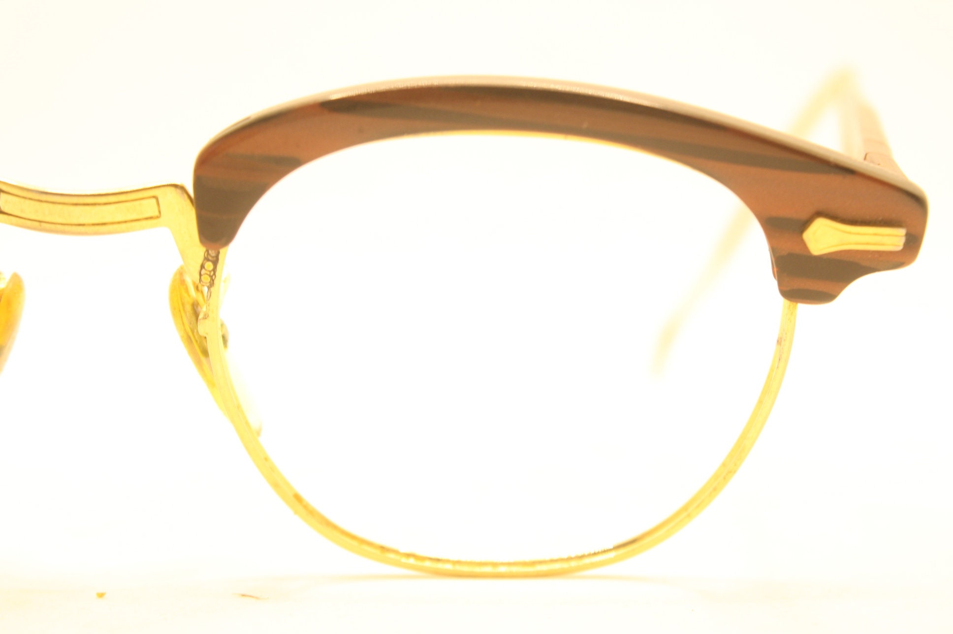 Shuron Brown Vintage Browline 1950s 1960s Eyeglasses - Etsy
