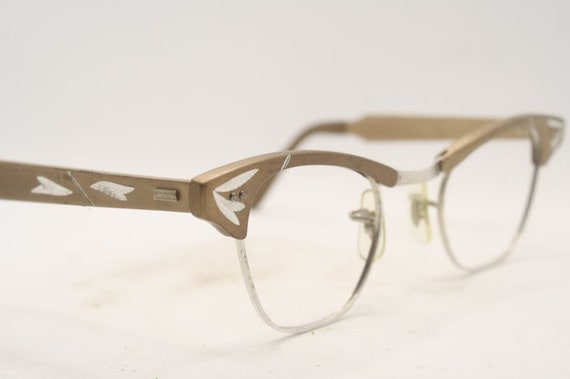 Cat Eye Glasses Vintage Eyewear Retro Glasses fra… - image 1