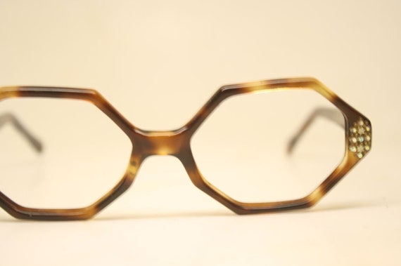 1950s glasses Tortoise  Eyeglasses Vintage Eyewea… - image 3