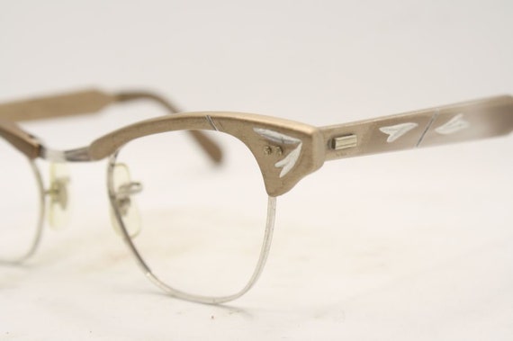 Cat Eye Glasses Vintage Eyewear Retro Glasses fra… - image 5