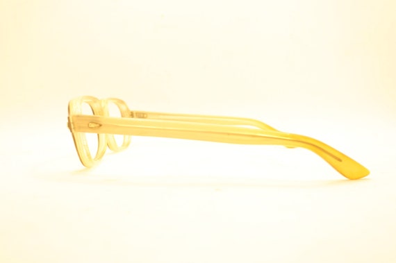 White Cat Eye glasses vintage Eyewear Retro Glass… - image 3