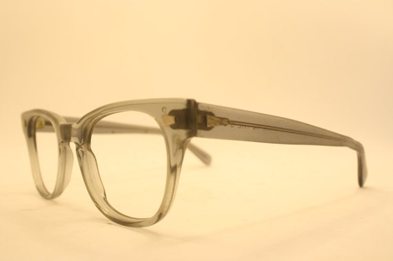 Blue Fade Horn Rimmed Retro Glasses Vintage Eyegl… - image 2