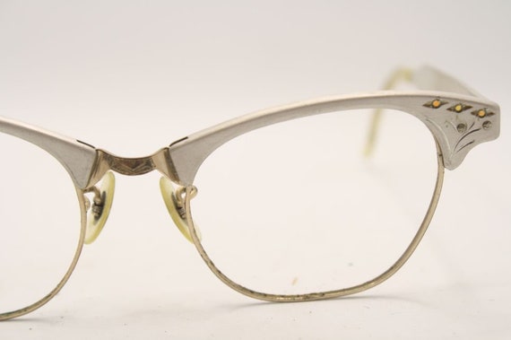 Cat Eye Glasses Vintage Retro Glasses Catseye gla… - image 3