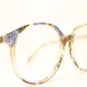 Unused Colorful Pink Blue P3 Vintage Eyeglasses Haute Couture Retro New Old Stock Classic Eyeglasses NOS