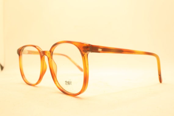 Vintage Eyeglass Demi Blonde Frames Retro Glasses… - image 4