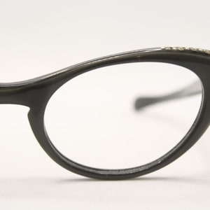 Small Gray Cat eye Glasses vintage Eyewear Retro Glasses image 3