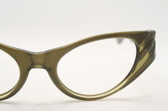 Brownsmoke Fade Catseye Glasses vintage Eyewear R… - image 3