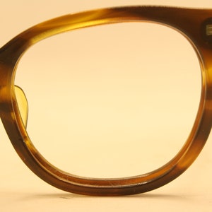 Tortoise Retro Glasses Vintage Eyeglass Frames 1960's Horn Rimmed