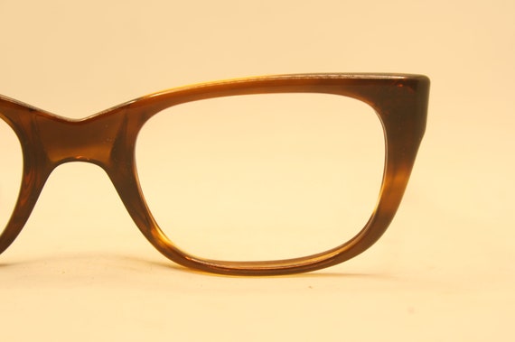 Tortoise Retro Glasses Vintage Eyeglass Frames 19… - image 1