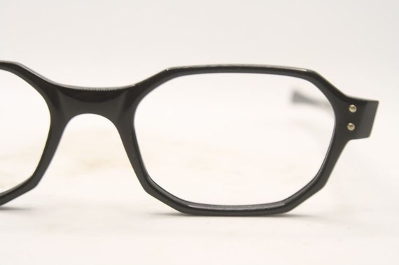 American Optical Vintage Eyeglasses Black New Old… - image 1