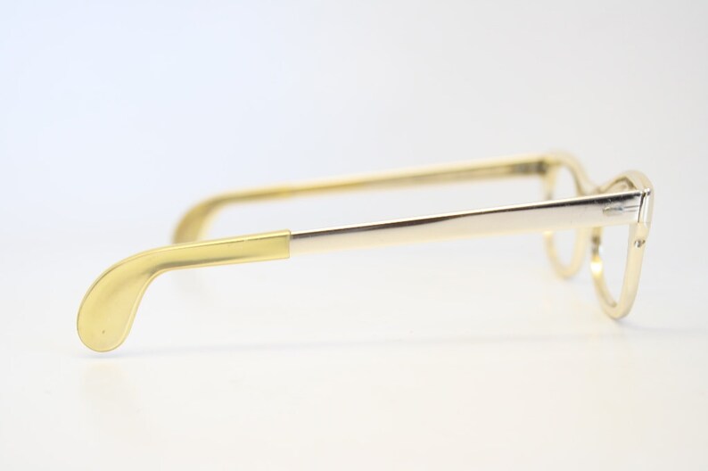 Cat Eyeglasses Gold Vintage Eyewear Retro Glasses Catseye - Etsy