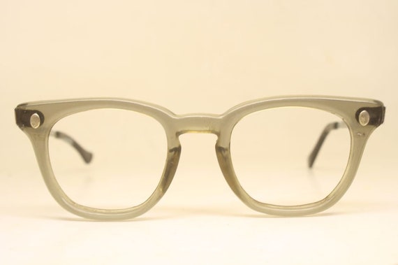 Safety Vintage Eyeglass Frames Retro Eyeglasses 1… - image 3