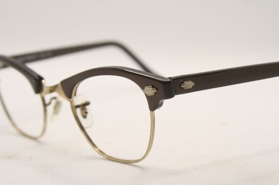 Small Cat Eye Glasses Vintage Retro Glasses Catse… - image 4