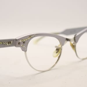 Rhinestone Cat Eye Glasses Vintage 1/10 12k Retro Glasses Catseye glasses