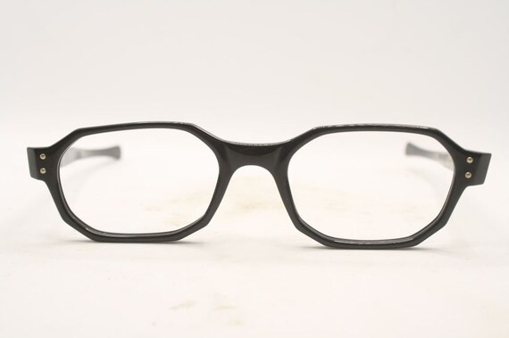 American Optical Vintage Eyeglasses Black New Old… - image 2