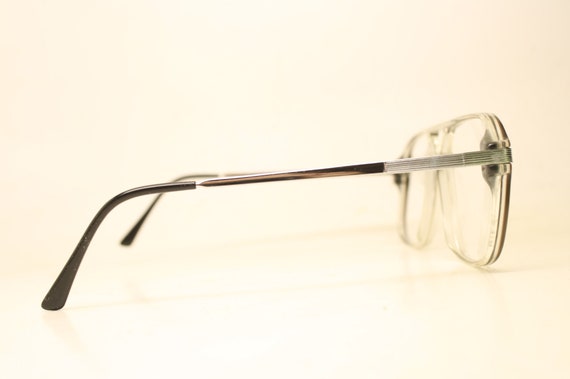 Unused Silver Fade Aviator Vintage Eyeglasses Hau… - image 5