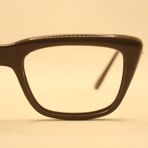 Lunettes rétro brunes vintage Montures de lunettes 1960&#39;s Horn Rimmed