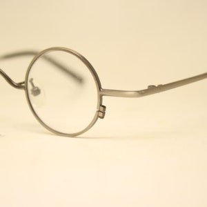 Round Glasses Frames  Vintage Style Gray NOS Eyeglass Frames glasses