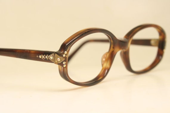 Cat Eye Eyeglasses Vintage Eyewear Glasses Cat Ey… - image 1