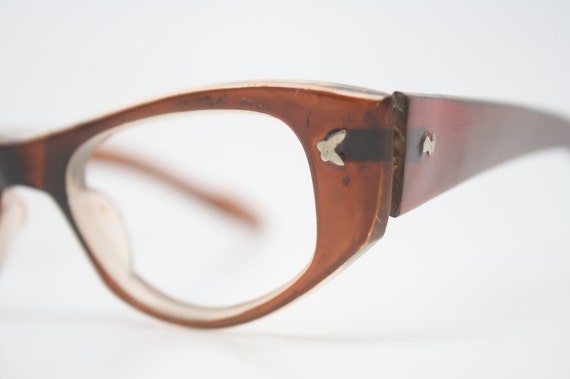 Cat Eye Glasses vintage Eyewear Retro Glasses - image 1
